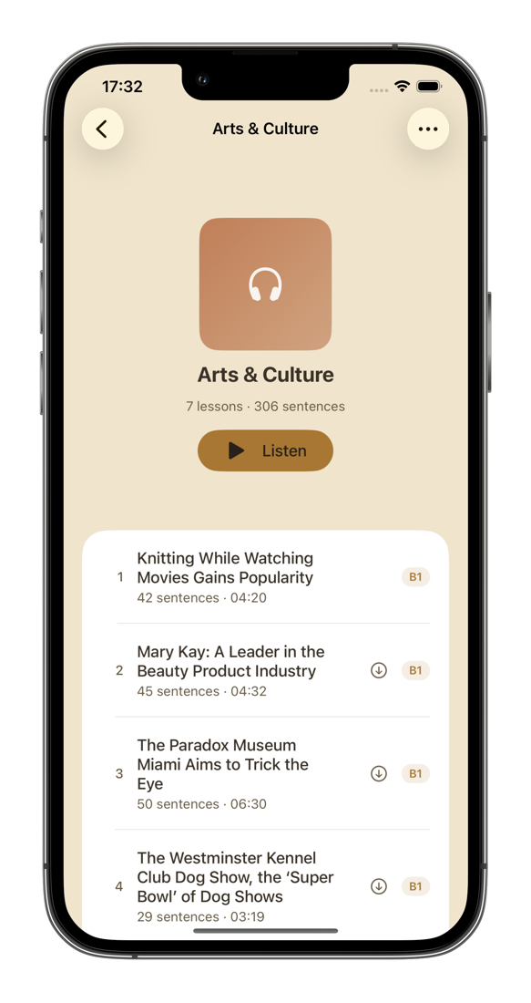 Inkline — English Dictation — screen 4