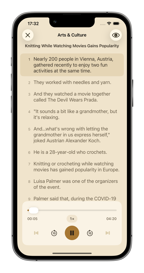 Inkline — English Dictation — screen 5